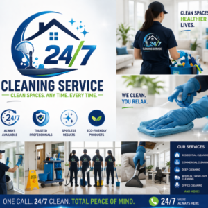 24/7 cleaning services